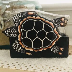Wooden Art Sea Turtle Coasters